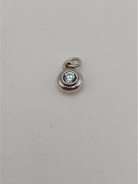James Avery Aqua Spinel Charm March Remembrance 925